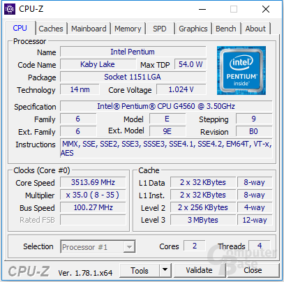 Intel-Pentium-G4560-CPUz-ComputerBase
