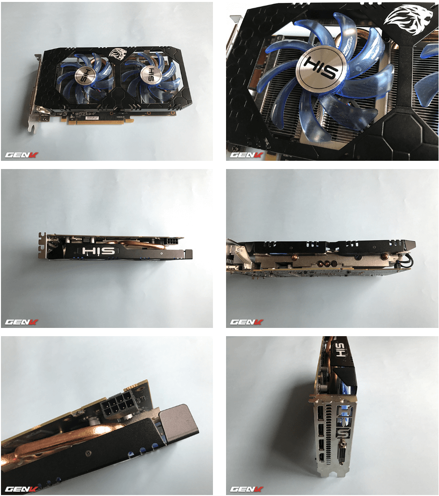 Imágenes y detalles de la HIS Radeon RX 570 IceQ X2