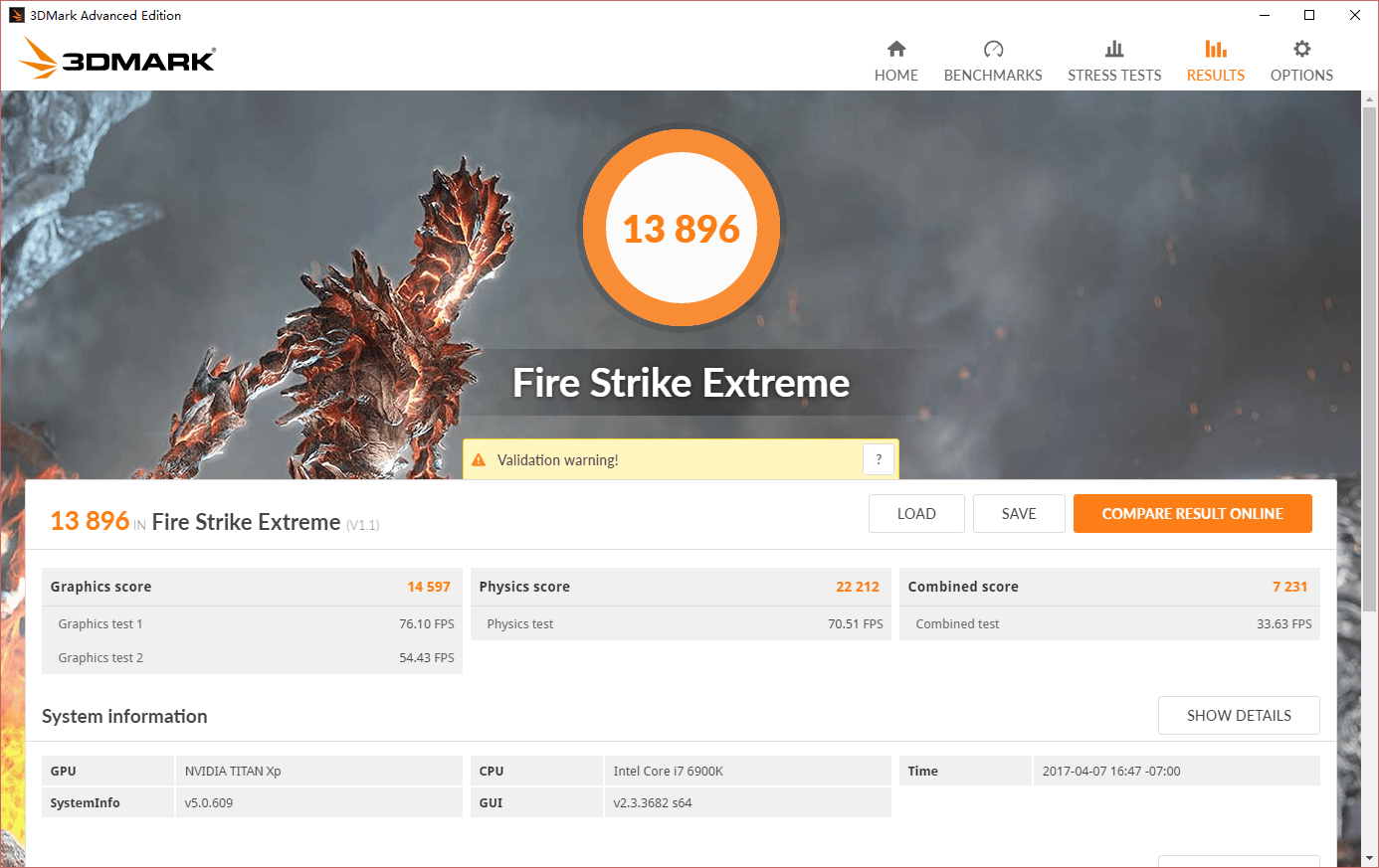 Titan XP Fire Strike Extreme