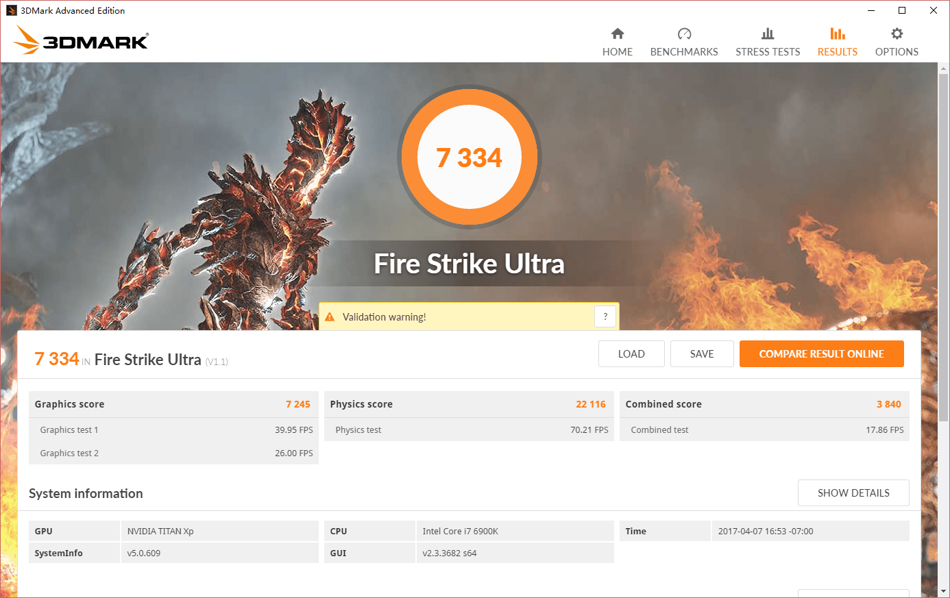 Titan XP Fire Strike Ultra