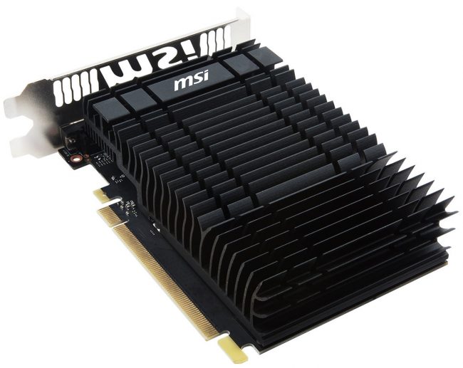 MSI lanza una interesante GeForce GT 1030 con refrigeración pasiva