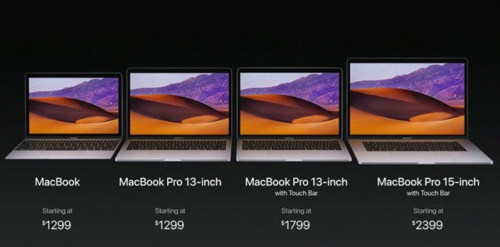 Los Apple MacBook se actualizan con los CPUs Intel Kaby Lake