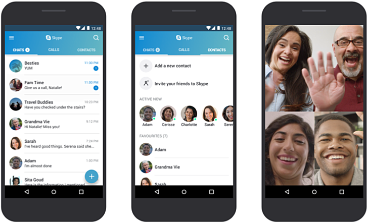Skype ya es compatible con Android 4.0.3