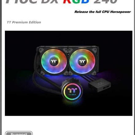 Np Thermaltake Floe Dx Rgb Series Tt Premium Edition Fan Ticos Del