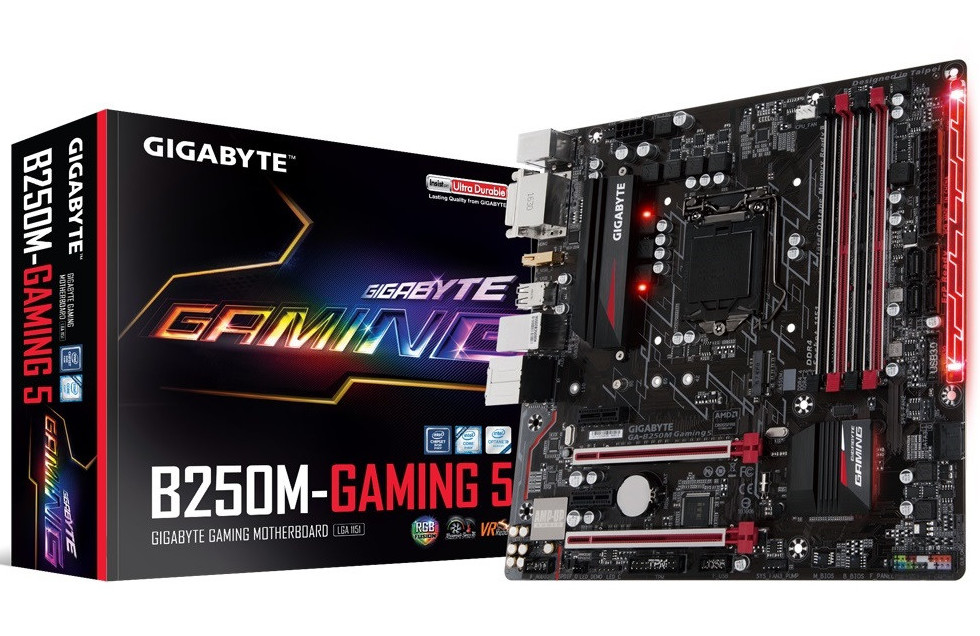 Gigabyte presenta su nueva placa base B250M-Gaming 5