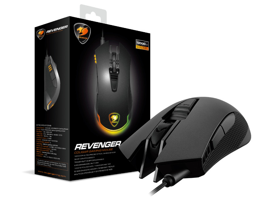 Cougar lanza el ratón gaming óptico RGB «Revenger»