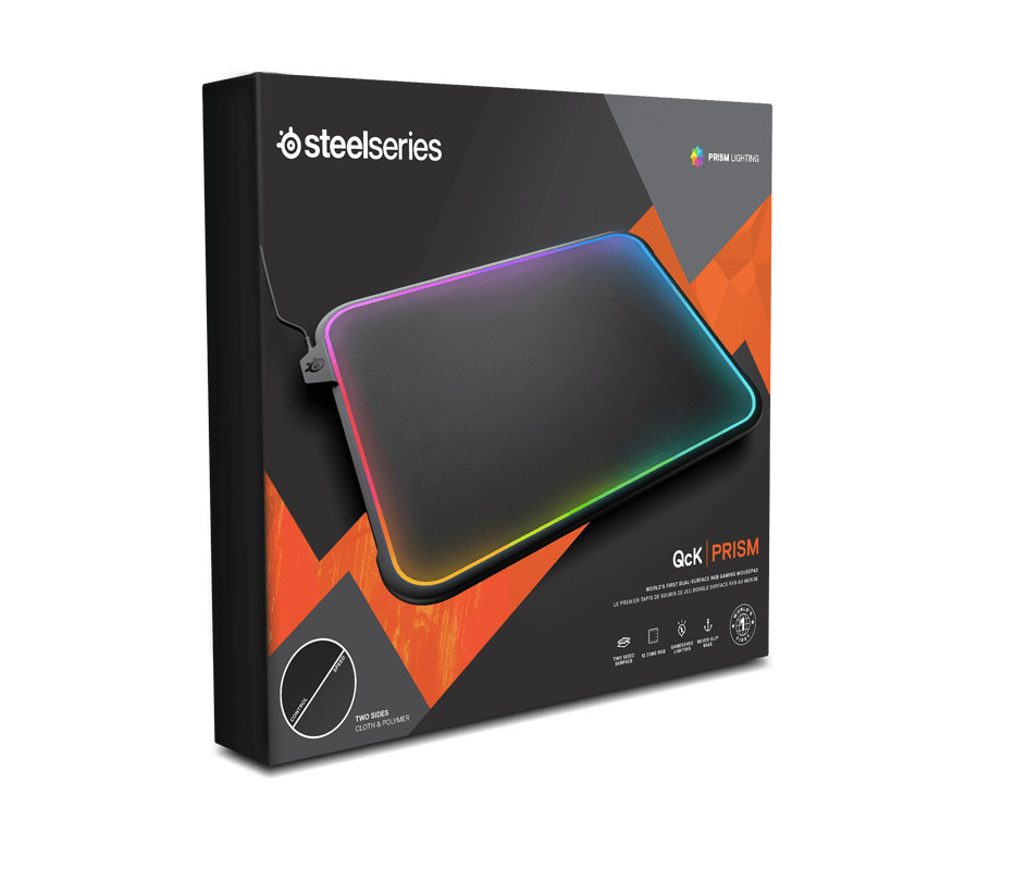 SteelSeries presenta su alfombrilla QcK Prism Mouse Mat 360º RGB