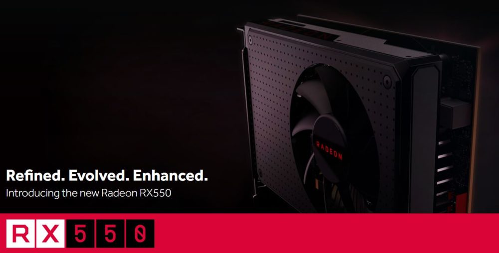 AMD lanza la Radeon RX 550 por sólo 79$