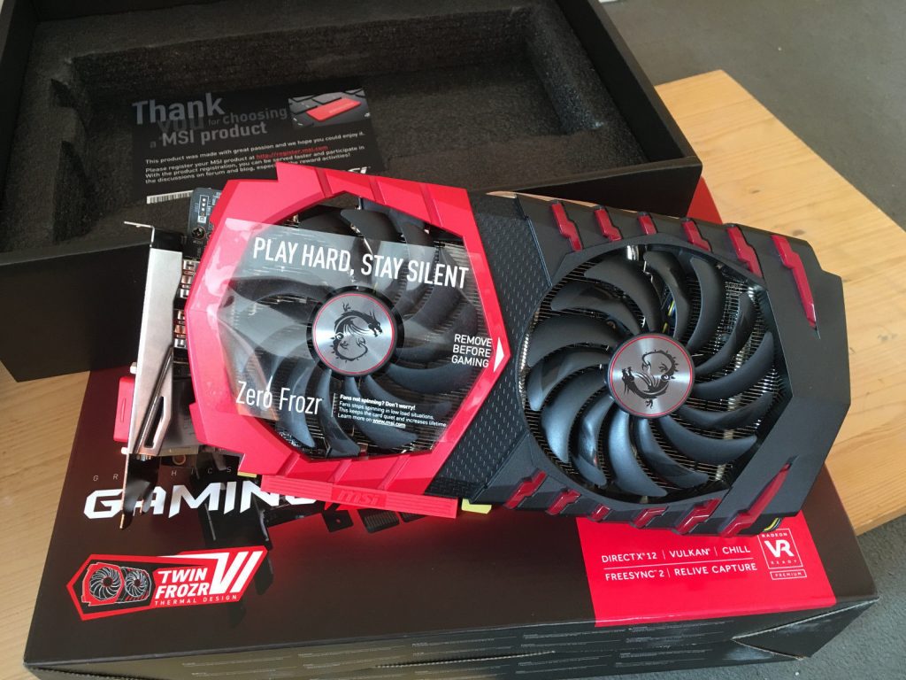 MSI Radeon RX 570 Gaming X 4GB – Carte Graphique Pour Pièces / Ne Fonctionne Pas