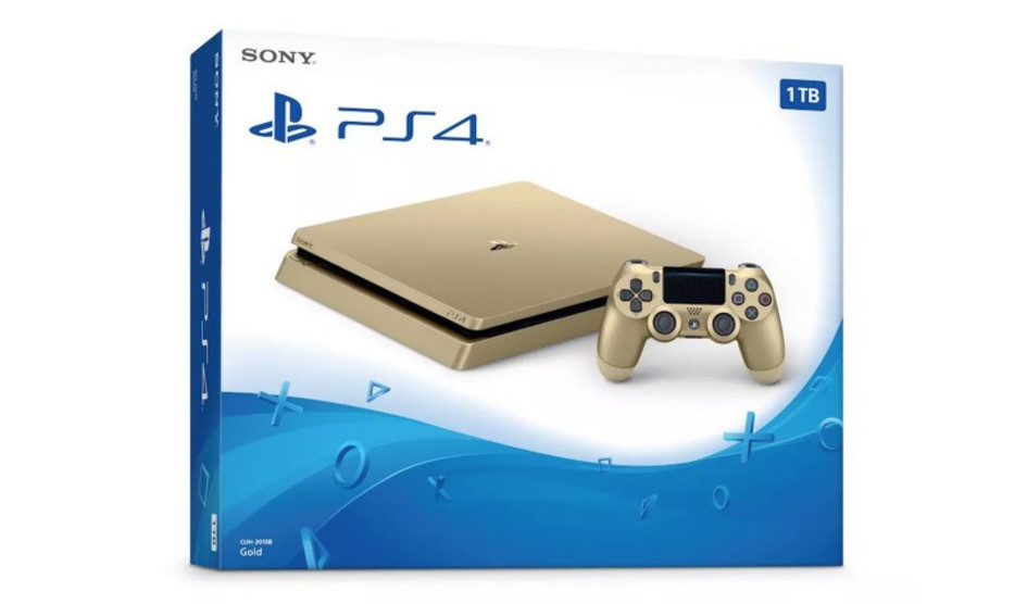 Sony anuncia oficialmente su PlayStation 4 Slim Gold