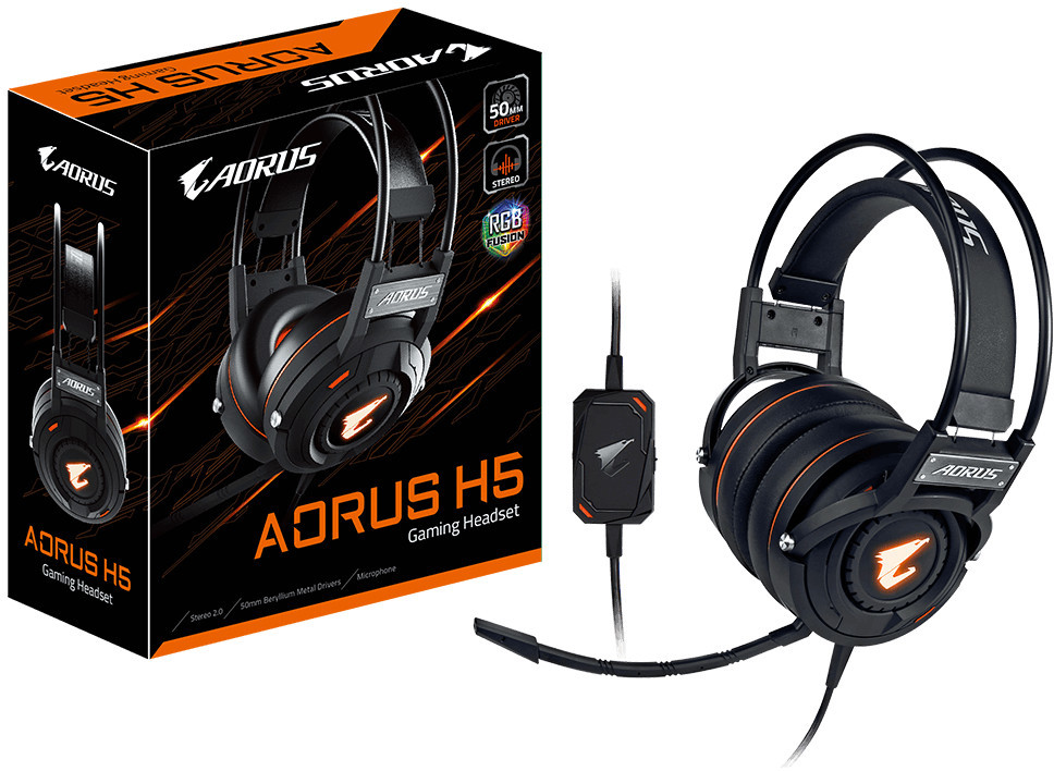 Gigabyte anuncia el lanzamiento de sus nuevos auriculares gaming AORUS H5