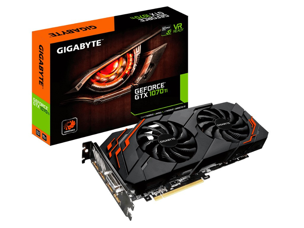 Gigabyte lanza la GTX 1070 Ti WindForce 2X