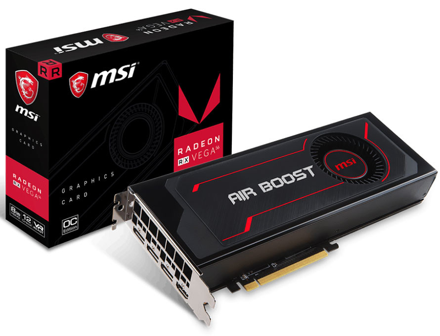 MSI lanza Radeon RX Vega 56 Air Boost y Air Boost OC - Fanáticos del