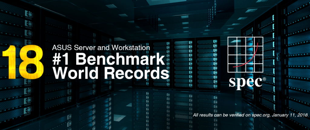 NP: Las placas de servidor y workstation de ASUS establecen 18 nuevos benchmarks y récords mundiales