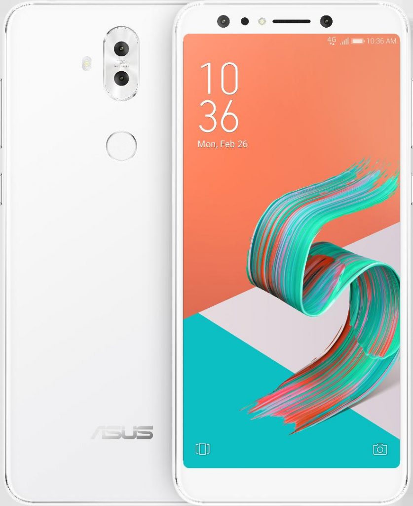 Écouteurs Intra-auriculaires Blancs Pour Asus ZenFone 5 Lite SD630 - Avec Micro - Câble 1m