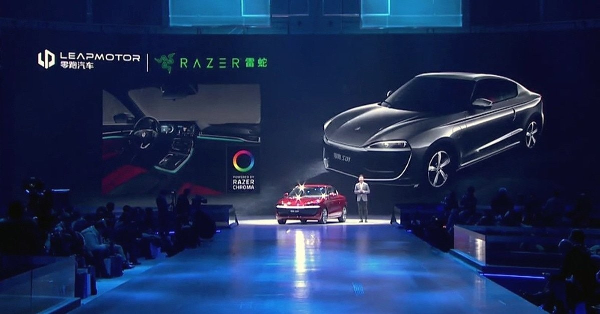 Razer lleva su sistema de iluminación RGB Chroma a los vehículos de Leap Motor