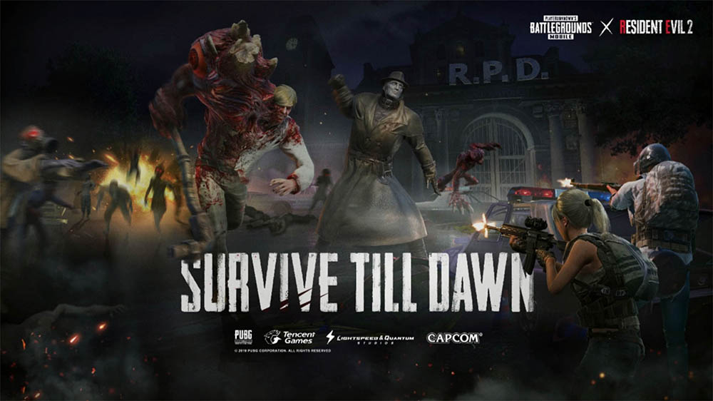 NP: PUBG Mobile Y Resident Evil 2 lanzan el modo "Zombie: Survive till Dawn"