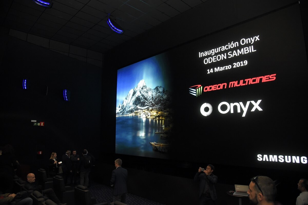 NP: Samsung presenta el primer cine LED Onyx en España