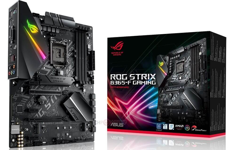 ASUS lanza su nueva y atractiva placa base ROG Strix B365-F Gaming