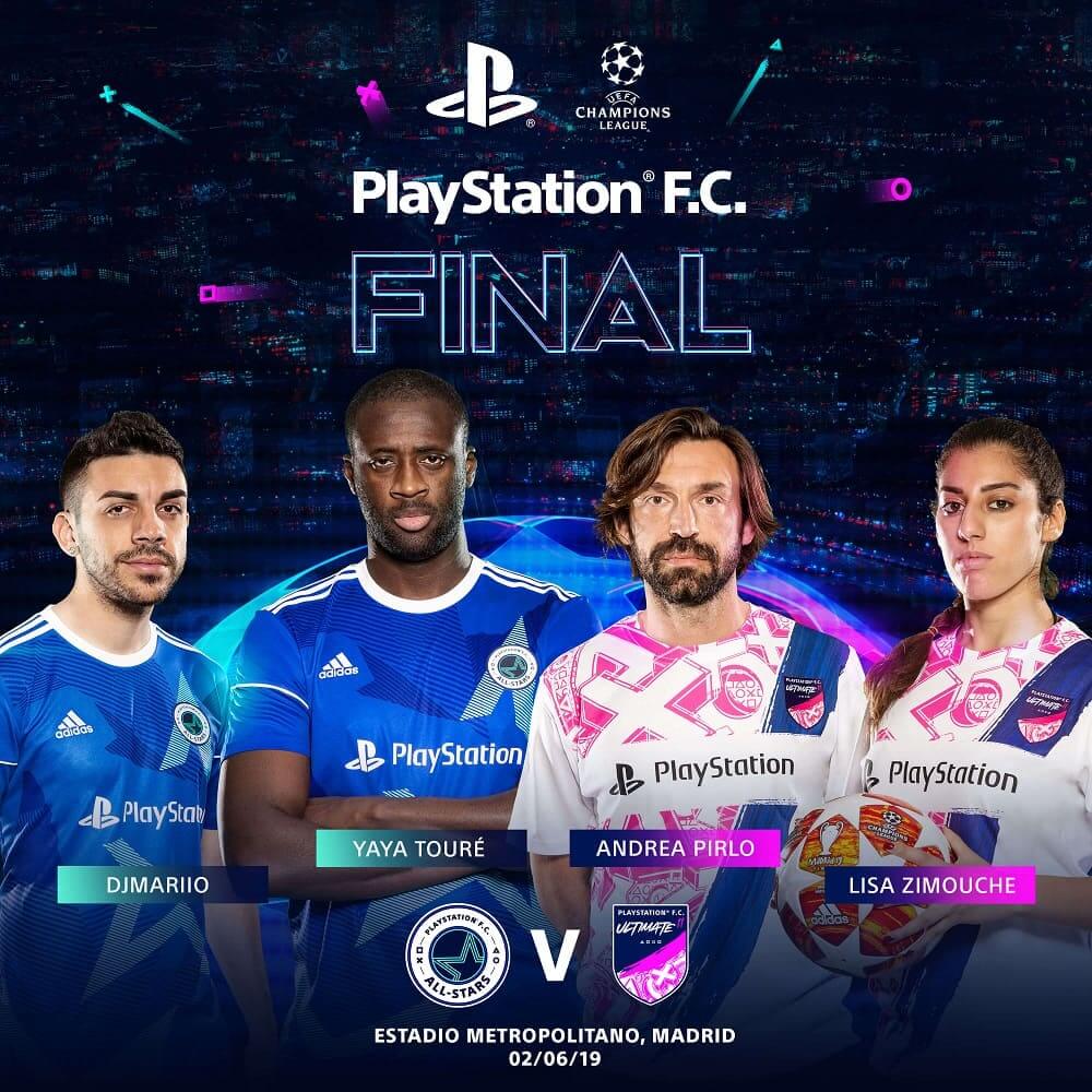 NP: Esta noche acaba el plazo para PlayStation F.C. Final con Pirlo, Yaya Touré, Lisa Zimouche y DjMaRiiO