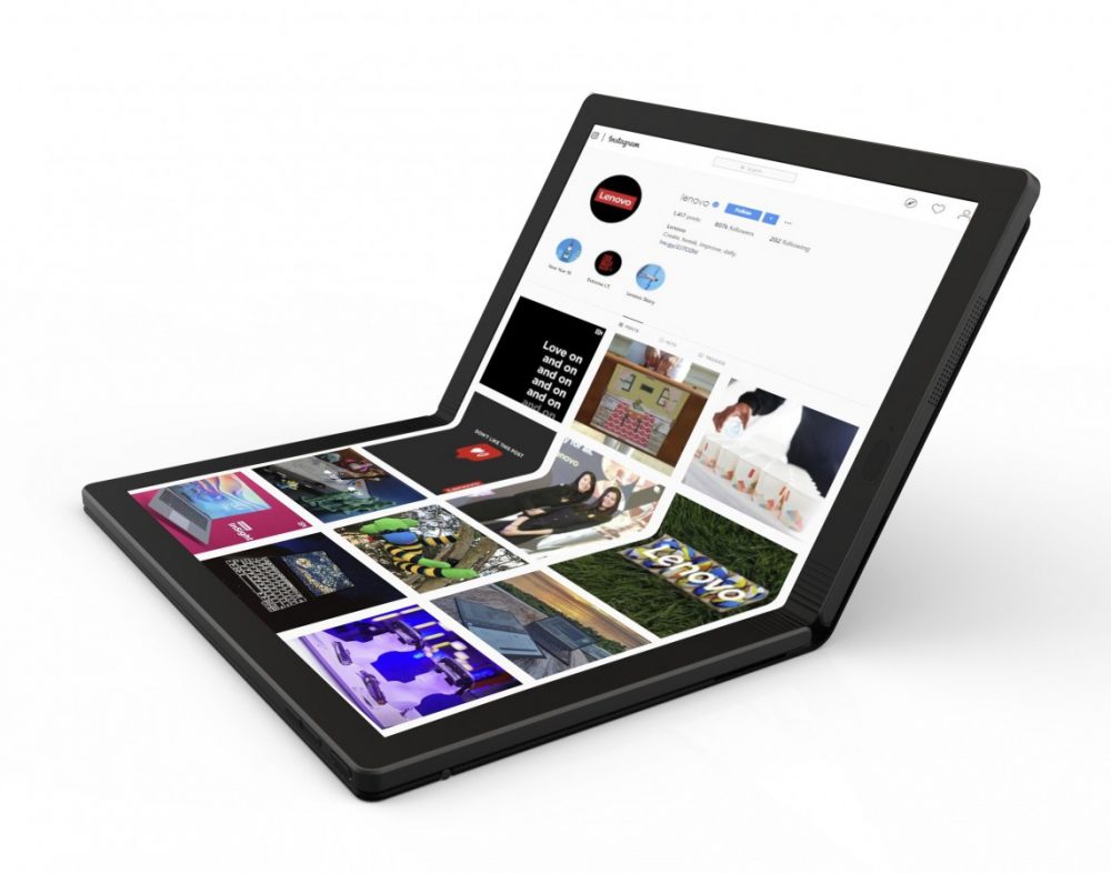 Lenovo anuncia su nuevo portátil plegable para 2020
