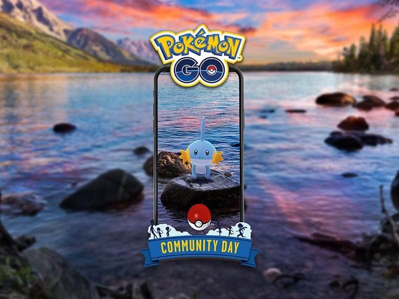 NP: Día de la Comunidad de Pokémon GO el 21 de julio: ¡fantasía Mudkip!