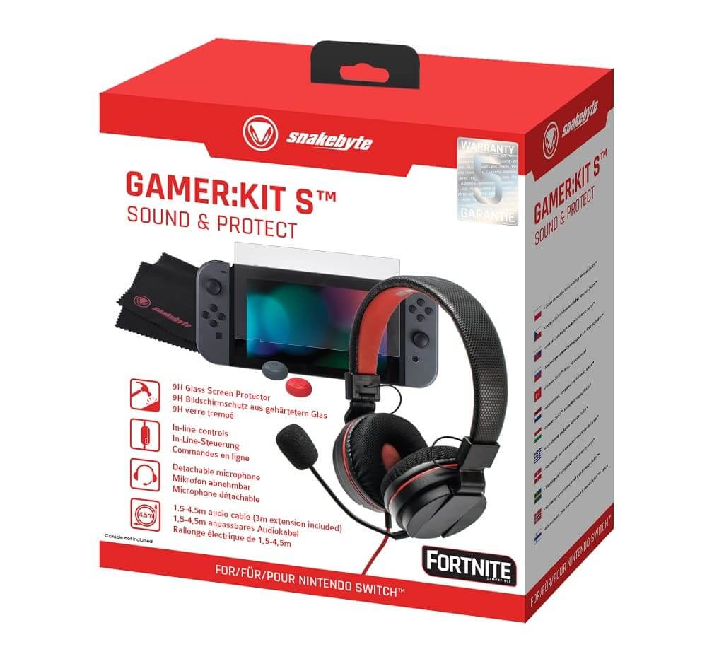 NP: Snakebyte lanza GAMER: KIT S SOUND & PROTECT para Nintendo Switch, el pack perfecto para gaming sobre la marcha