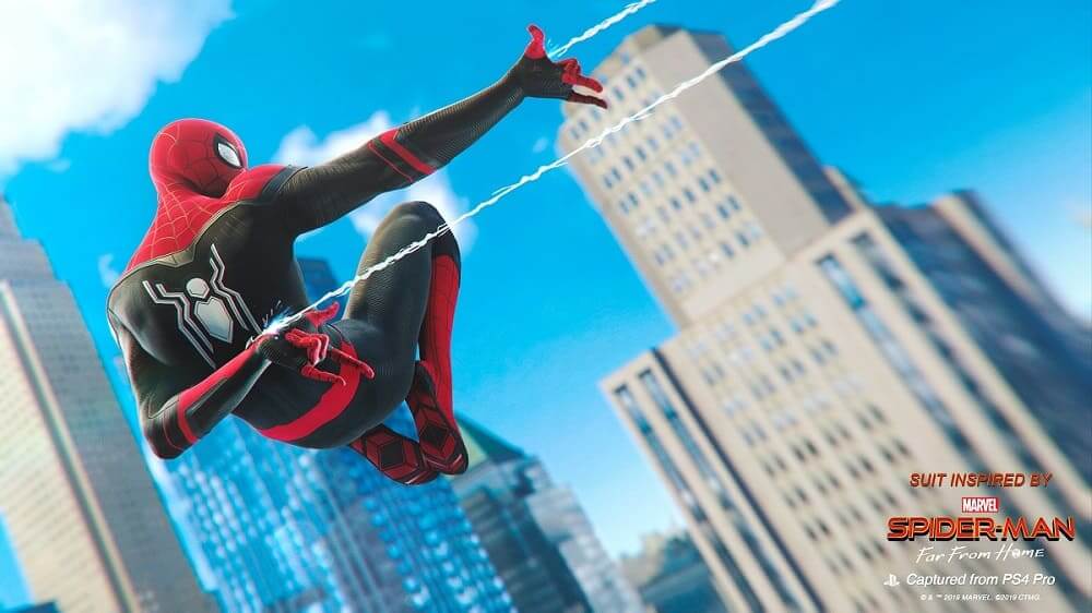 NP: Marvel’s Spider-Man incorpora dos nuevos trajes de la película Spider-Man: Far From Home