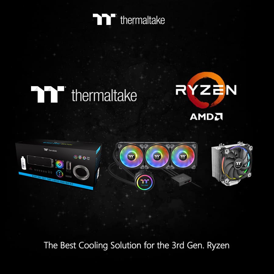 NP: Las soluciones de refrigeración Thermaltake respaldan los últimos procesadores potentes