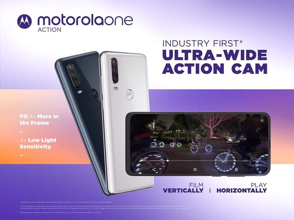 NP: Motorola One Action: primera cámara de acción ultra gran angular