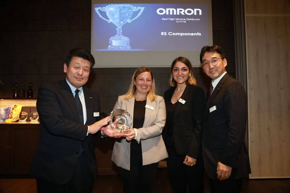 NP: RS Components gana el premio de Omron al mejor distribuidor