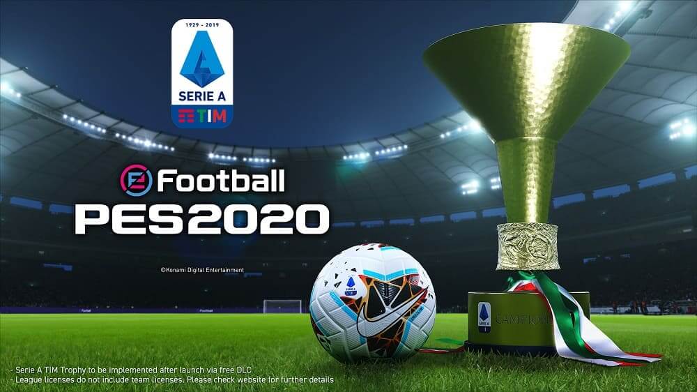 NP: Konami anuncia el acuerdo para la licencia de la Serie A TIM de Italia para eFootball PES 2020