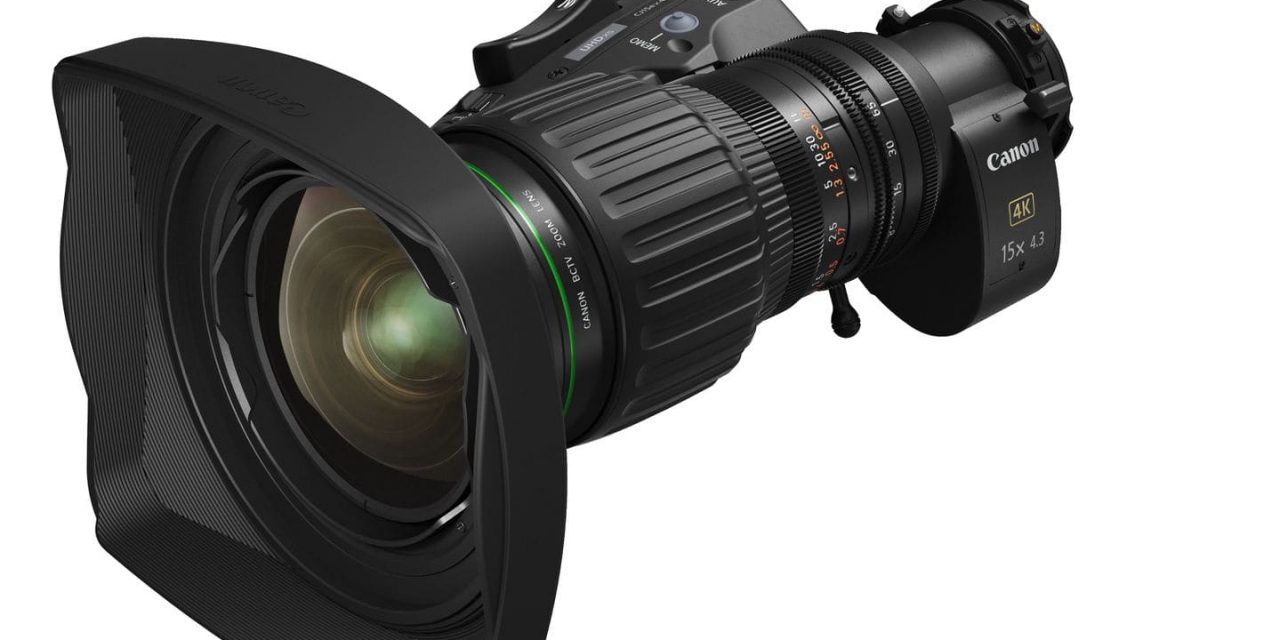 NP Canon presenta el nuevo CJ15ex4.3B, un objetivo zoom portátil broadcast 4K, con un factor de