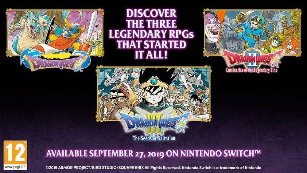 NP: Los tres primeros Dragon Quest llegarán a Switch