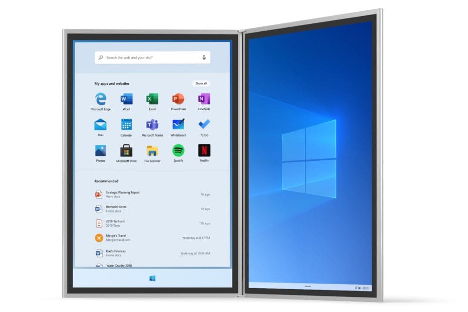 NP: Windows 10X: el nuevo sistema operativo de Microsoft para dispositivos de doble pantalla