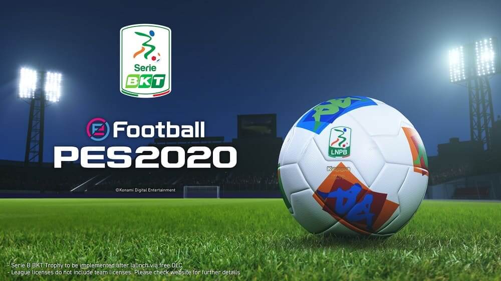 NP: Konami anuncia la licencia de la serie Serie BKT Italia próximamente en eFootball PES 2020