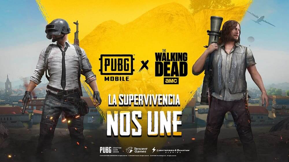 NP: PUBG MOBILE anuncia su asociación con la serie de AMC: The Walking Dead