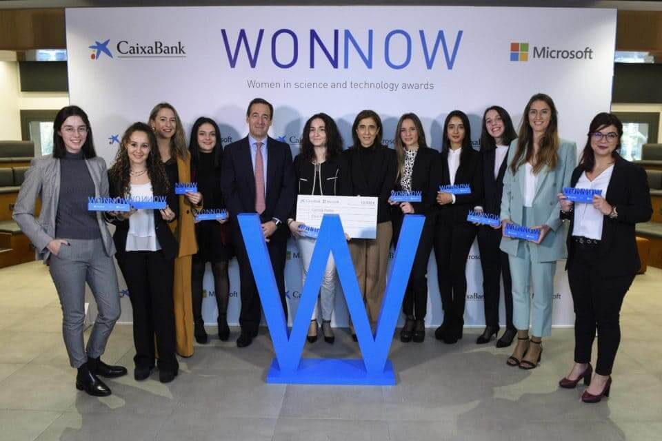 NP: CaixaBank y Microsoft galardonan a las mejores alumnas de grados universitarios técnicos en la segunda edición de los Premios WONNOW