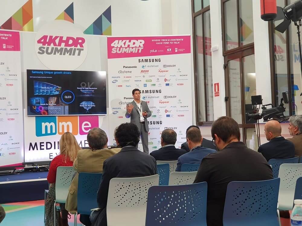 NP: Samsung demuestra la evolución del mercado de 8K en el evento internacional 4K HDR Summit de Málaga