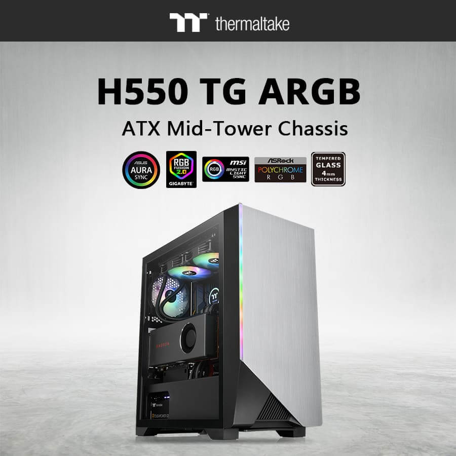 NP: Thermaltake H550 TG ARGB Mid-Tower Chassis