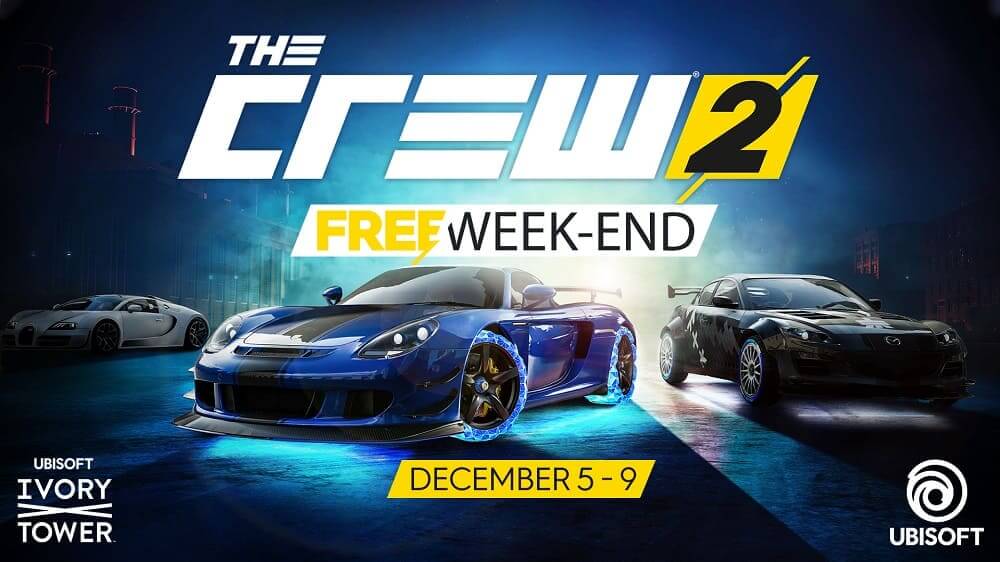NP: The Crew 2 de Ubisoft te ofrece un Free Weekend, del 5 al 8 de diciembre