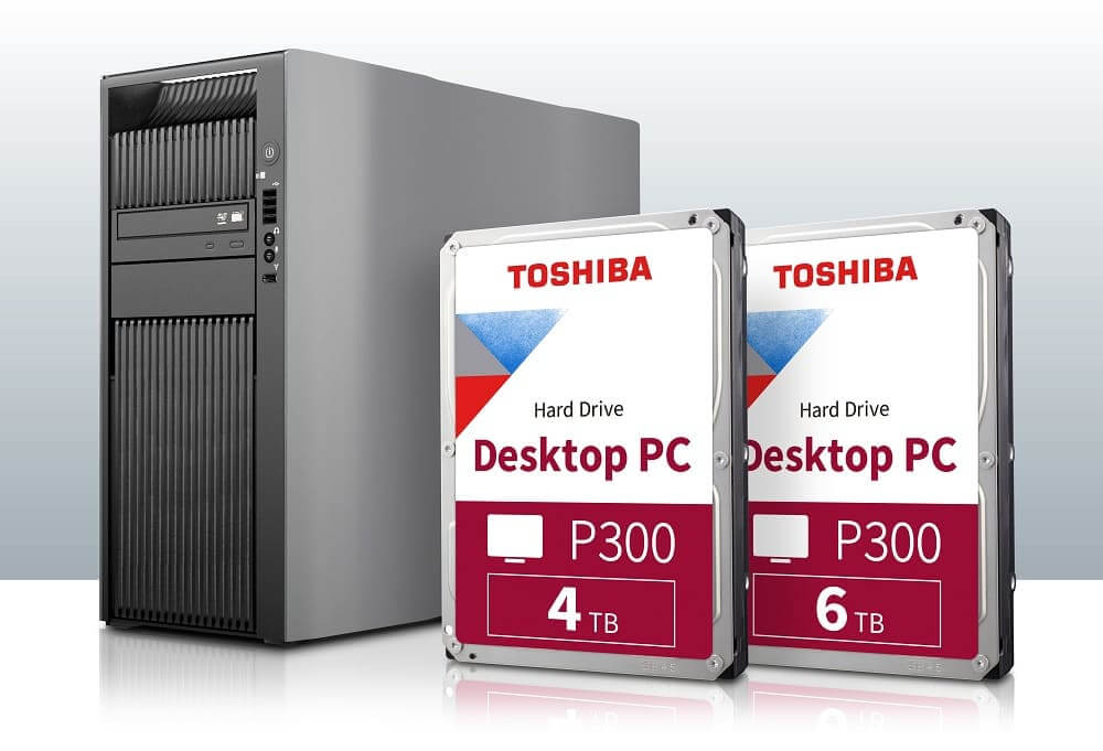 NP: Toshiba suma unidades de 4 TB y 6 TB de capacidad a su serie de discos duros para PC de escritorio P300