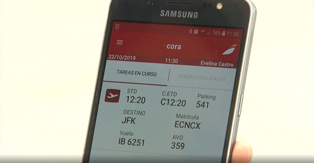 NP: Iberia y Samsung digitalizan los servicios en aeropuertos españoles