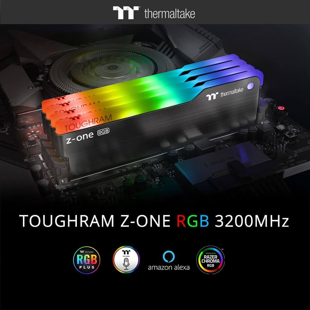 NP: Thermaltake lanza el kit de memoria TOUGHRAM Z-ONE RGB DDR4 3,200MHz 16GB