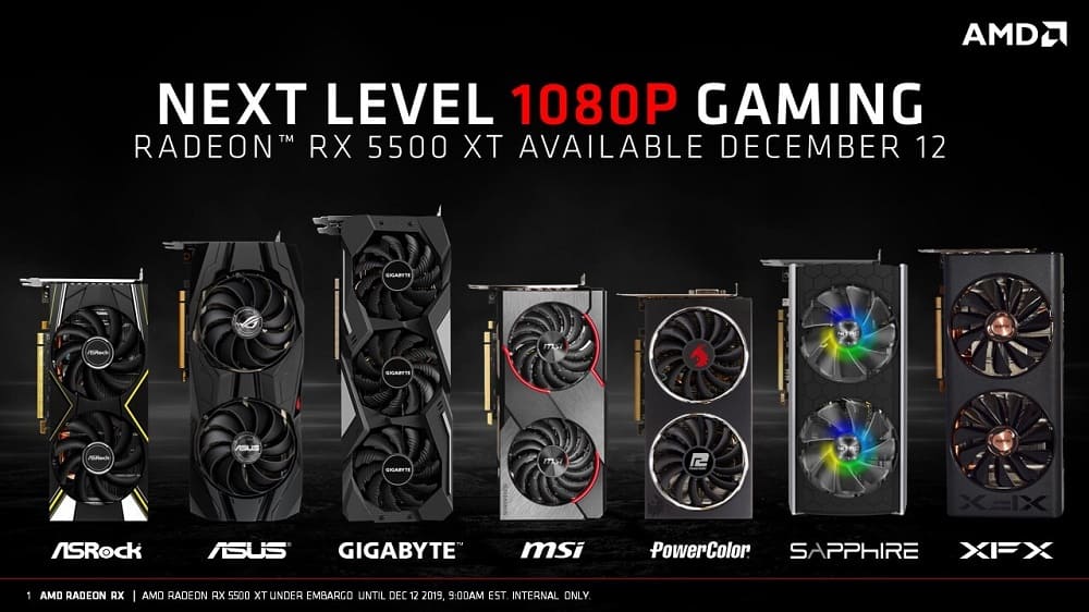 NP: AMD presenta la tarjeta gráfica AMD Radeon RX 5500 XT: Increíble rendimiento a 1080p, imágenes impresionantes y potentes funciones de software
