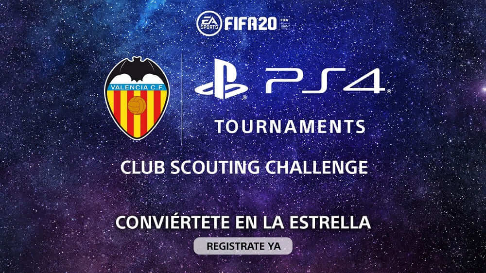 NP: Valencia C.F busca a su próximo jugador profesional de EA SPORTS FIFA 20 con el Club Scouting Challenge de TorneosPS4