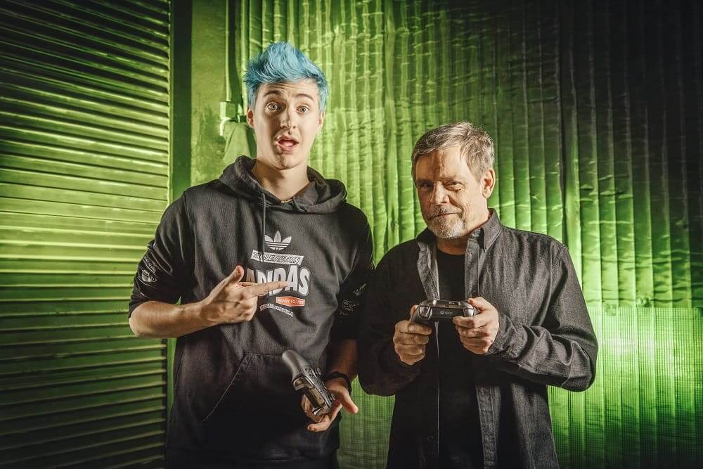 NP: El maestro jedi Mark Hamill y el streamer Ninja se unen para jugar juntos a Fortnite