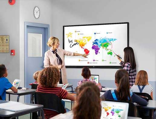 NP: LG presenta su primera pantalla interactiva para entornos educativos