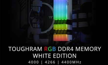 NP: Thermaltake lanza el nuevo kit de memoria TOUGHRAM DDR4 y nuevas especificaciones para el kit de memoria TOUGHRAM RGB DDR4 White Edition