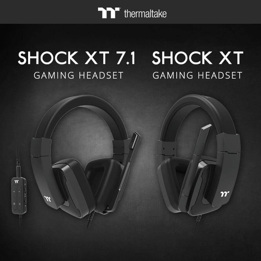 NP: Nuevos auriculares gaming 'Shock XT 7.1' y 'Shock XT' de Thermaltake